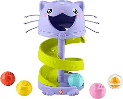 Fisher-Price, Brinquedo para Bebês Gatinho Bolinhas Rolando, A partir de 9 meses