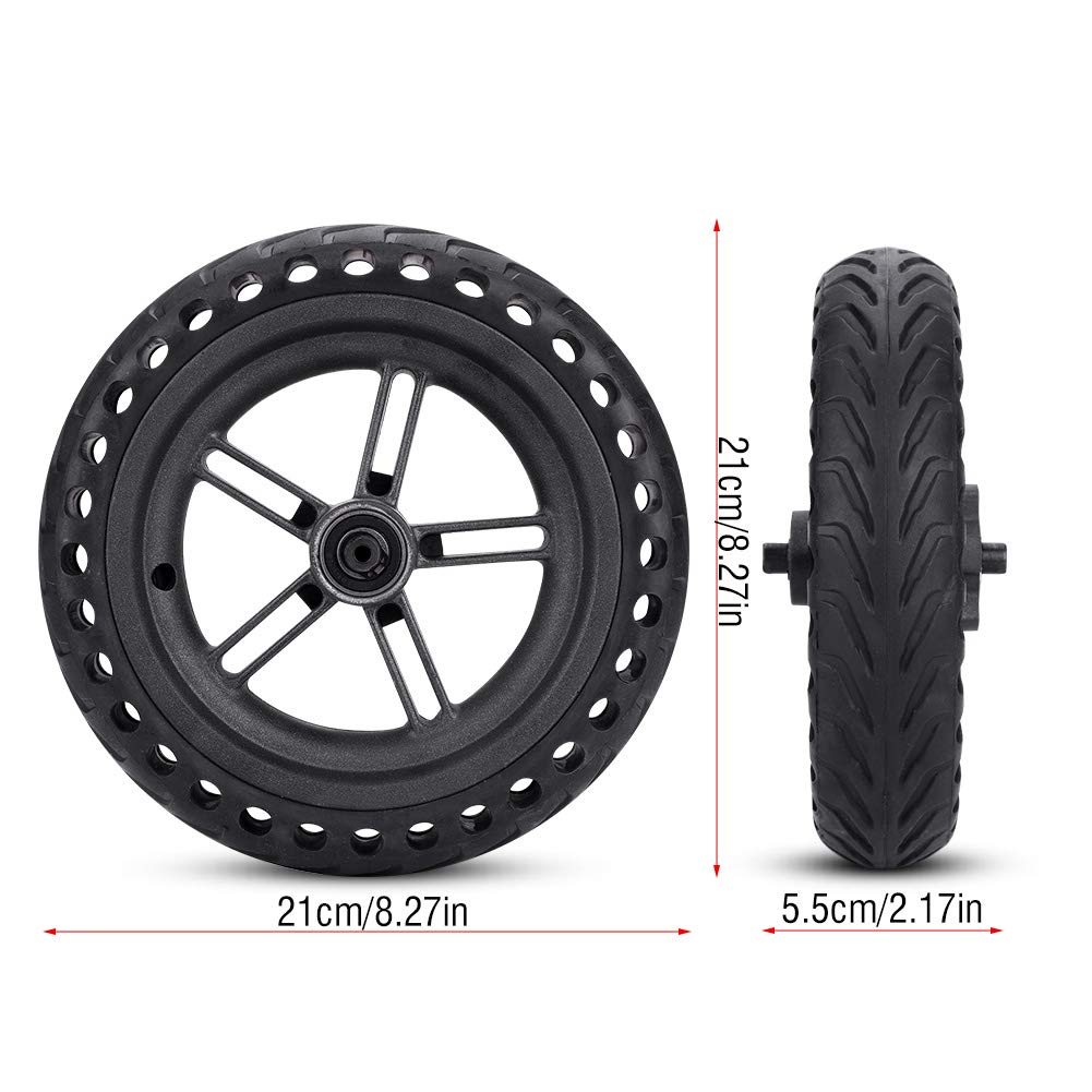 Pneumatico Solido di Ricambio per Scooter Elettrico Pneumatici in Gomma con 165mm di Diametro per Motorino Elettrico (2PCS)