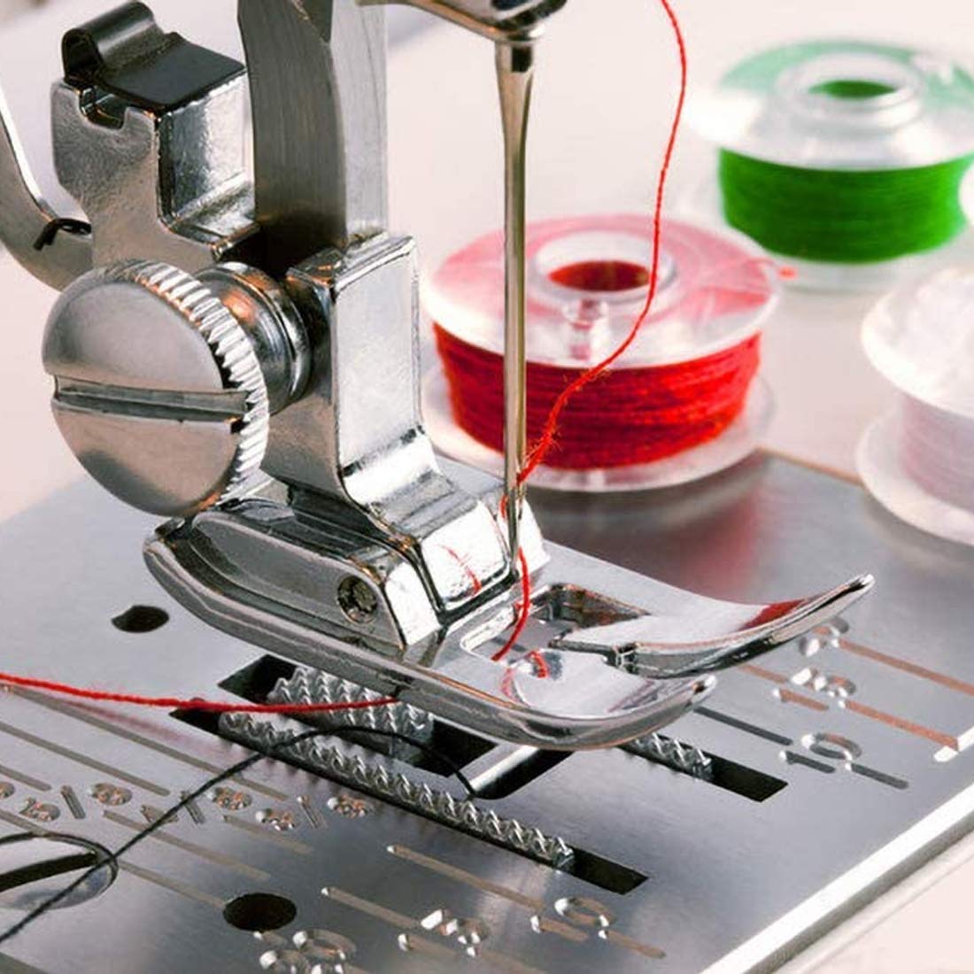 Rocchetti Per Macchina Da Cucire - 25 Pezzi Trasparenti Con Scatola, Per Singer, Brother, Janome