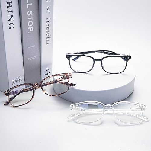 Miniatura 8 de STASTEND Gafas de lectura progresivas multifocales antiluz azul para mujeres y hombres, marco de anteojos de moda