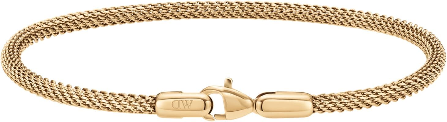 Daniel Wellington Bracciale Perfect Pair 185 In Pelle Italiana E Acciaio 316L - Argento