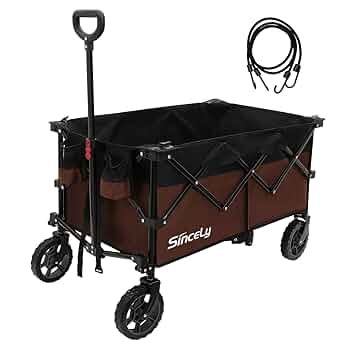 アウトドアに❣️ キャリーワゴン 大容量 156L 耐荷重100kg Amazon.co.jp: CYT キャリーワゴン 大容量156L 耐荷重100kg