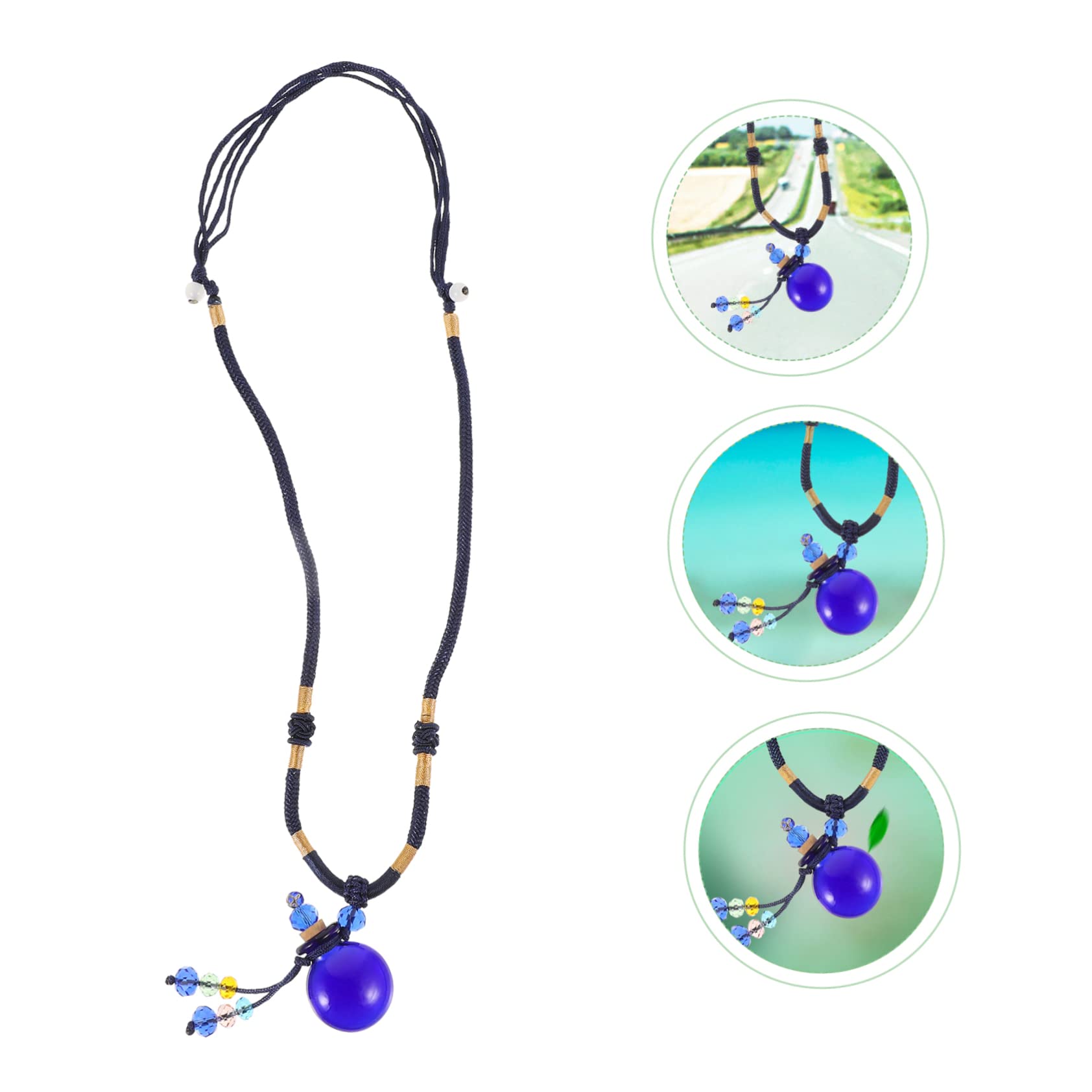 GALPADA collana bottiglia di olio essenziale Ciondolo profumato Pendente chic gioielli diffusore di aromaterapia collane da donna contenitori collana decorativa per aromaterapia