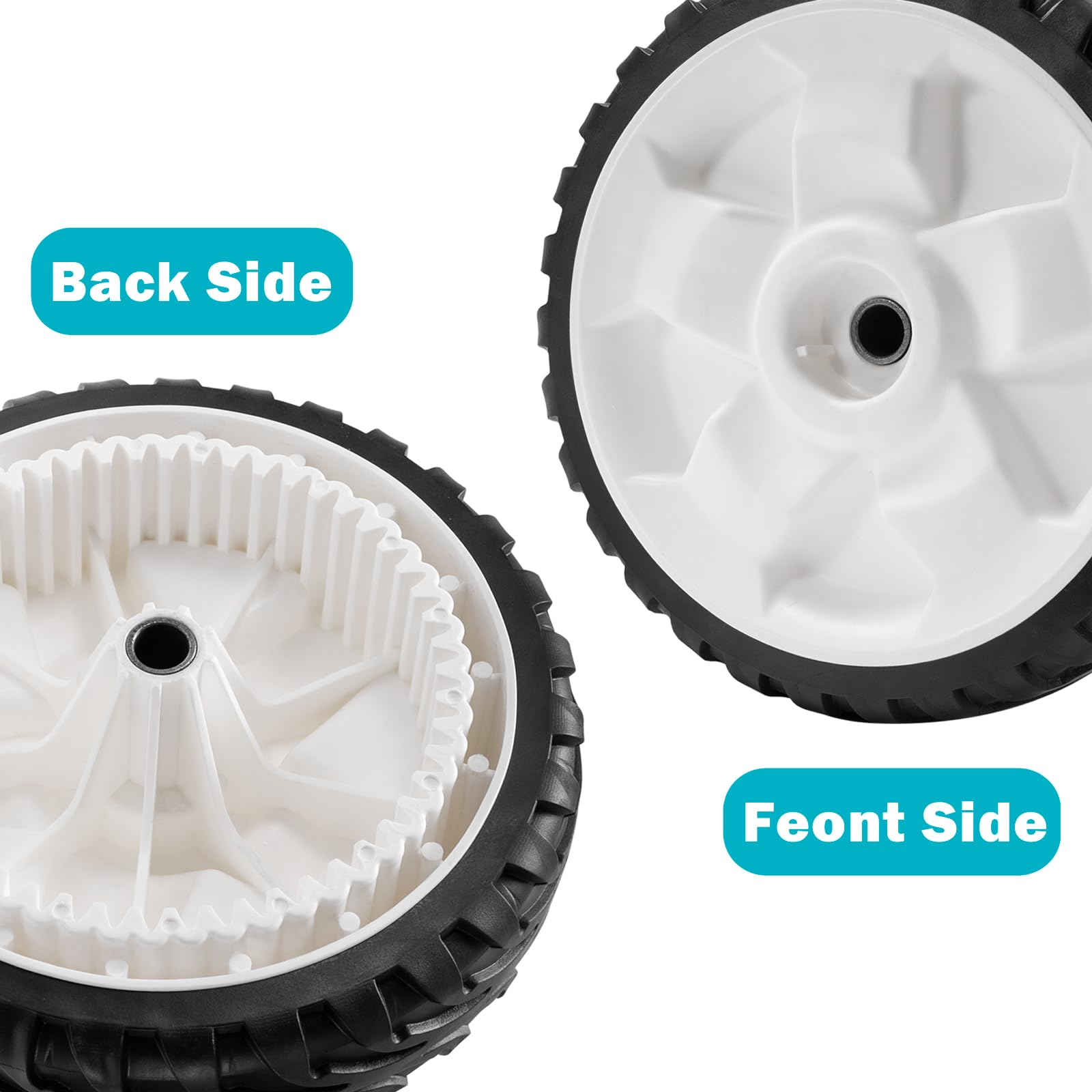 119-0311 - Ruedas de transmisión delanteras para cortacésped Toro 137-4832 115-2878 205-360 para Toro 22 pulgadas Recycler 20330 20339 20350 20370 20954 autopropulsadas 20.0 Cortacésped de 3