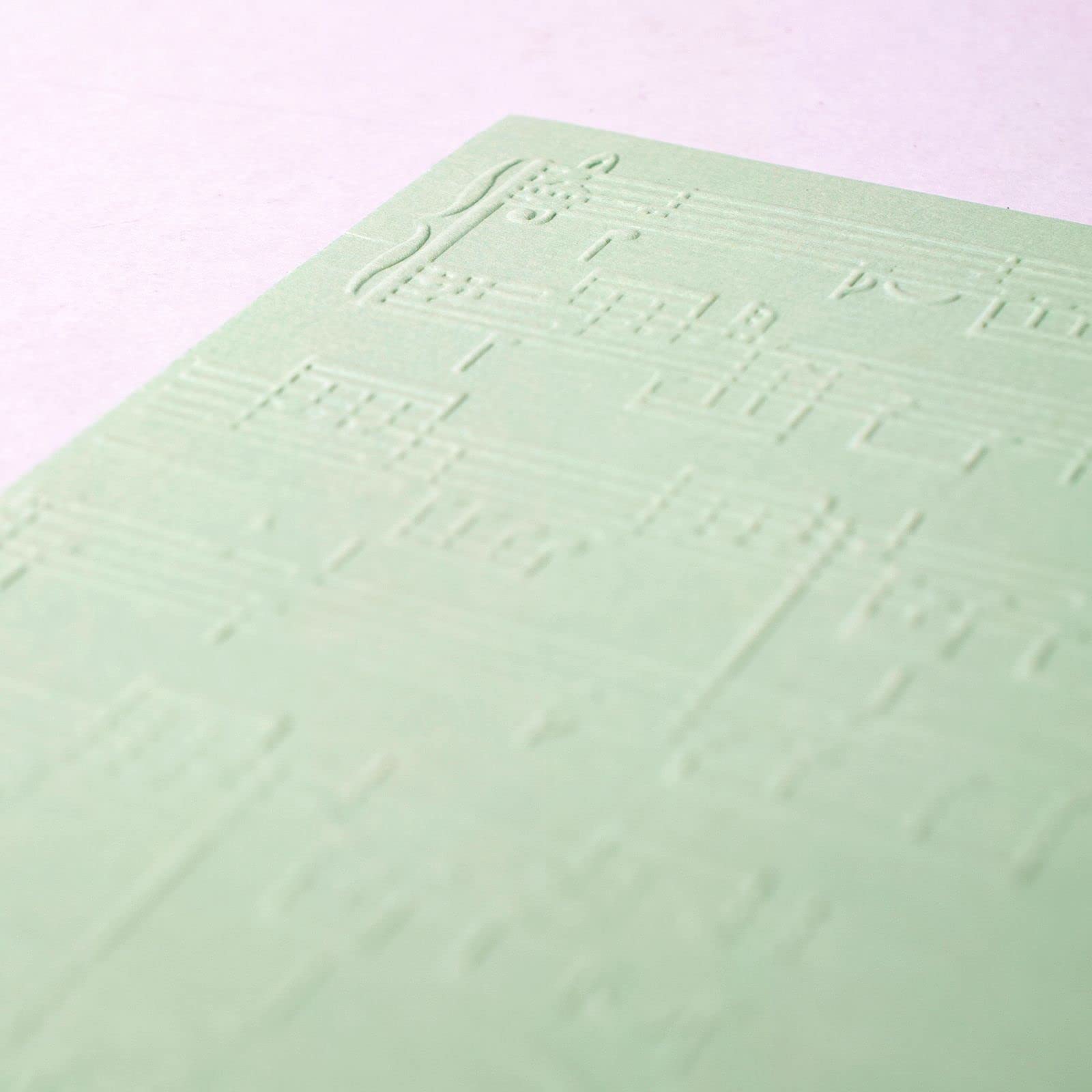 Cartella Per Embossing Vaessen Creative - Spartito Musicale 14.6x10.8cm | Per Biglietti Fatti A Mano E Scrapbooking - Foto 11