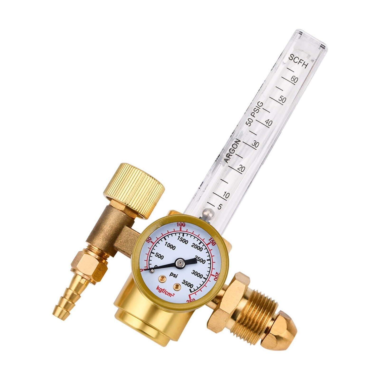 Riduttore di pressione CO2, CGA580 G5/8 0-25 Argon CO2 Mig Tig Misuratore di portata Regolatore del gas Misuratore di portata Saldatura Calibro di saldatura Argon Regolatore Riduttore di pressione(CGA