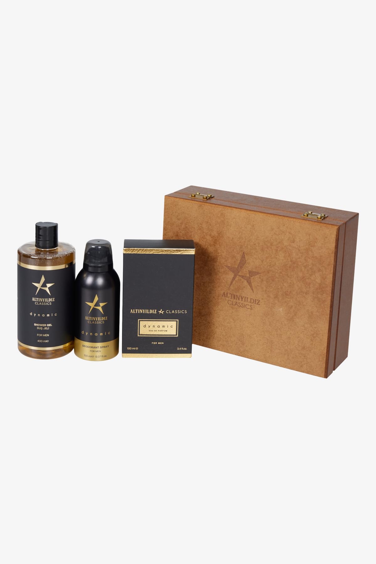 ALTINYILDIZ CLASSICS EDP Dynamıc Parfüm (100 ML)-Deodorant (150 ML)-Duş Jeli (400 ML) Aksesuar Set, Renk , Beden STN