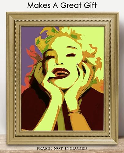 Miniatura 3 de Buzz Unplugged Marilyn Monroe Wall Art Poster - Cool 8x10 Unframed Art Print - Contemporary Modern Room Decoration for Home, Office, Living Room and