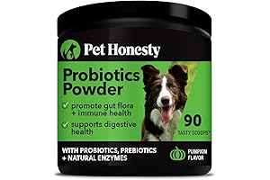 Pet Honesty All-Natural Probiotic for Dogs Powder with Prebiotics and Enzymes