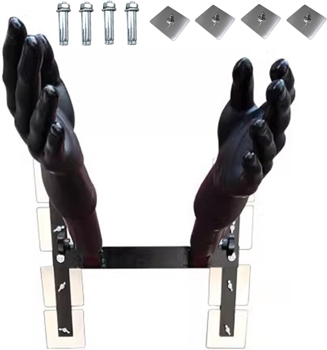 Wing Chun Dummy Hand Only Kung Fu Training Dummy, Adjustable Martial Arts Strength Training Equipment, Wall Mounted Wing Chun Plastic Target and Fittings