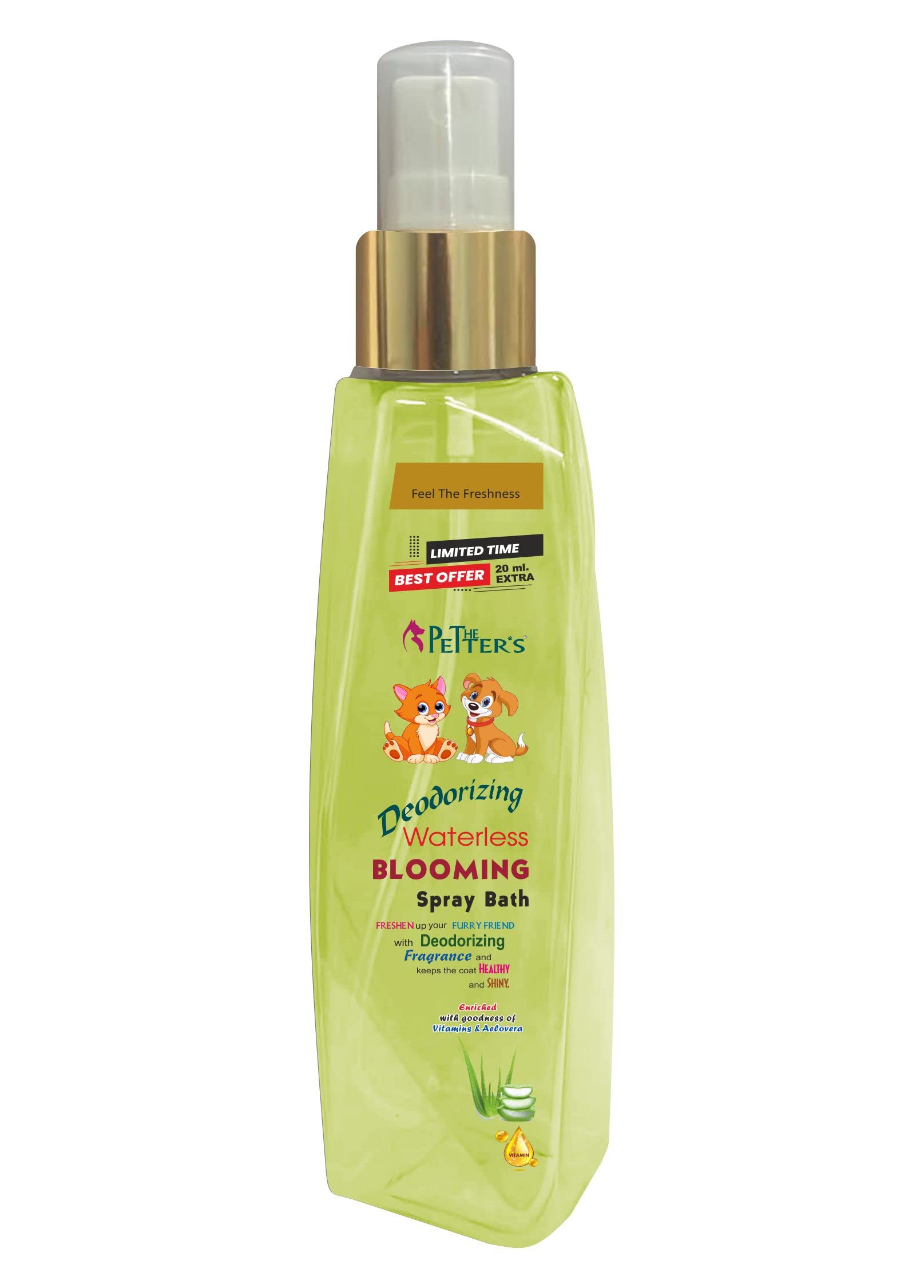 The Petters Waterless 250ml Tea Tree Oil Geen Blooming Dog Spray Shampoo | Natural Dry Shampoo for Dogs or Cats No Rinse Required | Made with Natural Extracts | Made in India (B0BBCF5PTR) Amazon Price History, Amazon Price Tracker