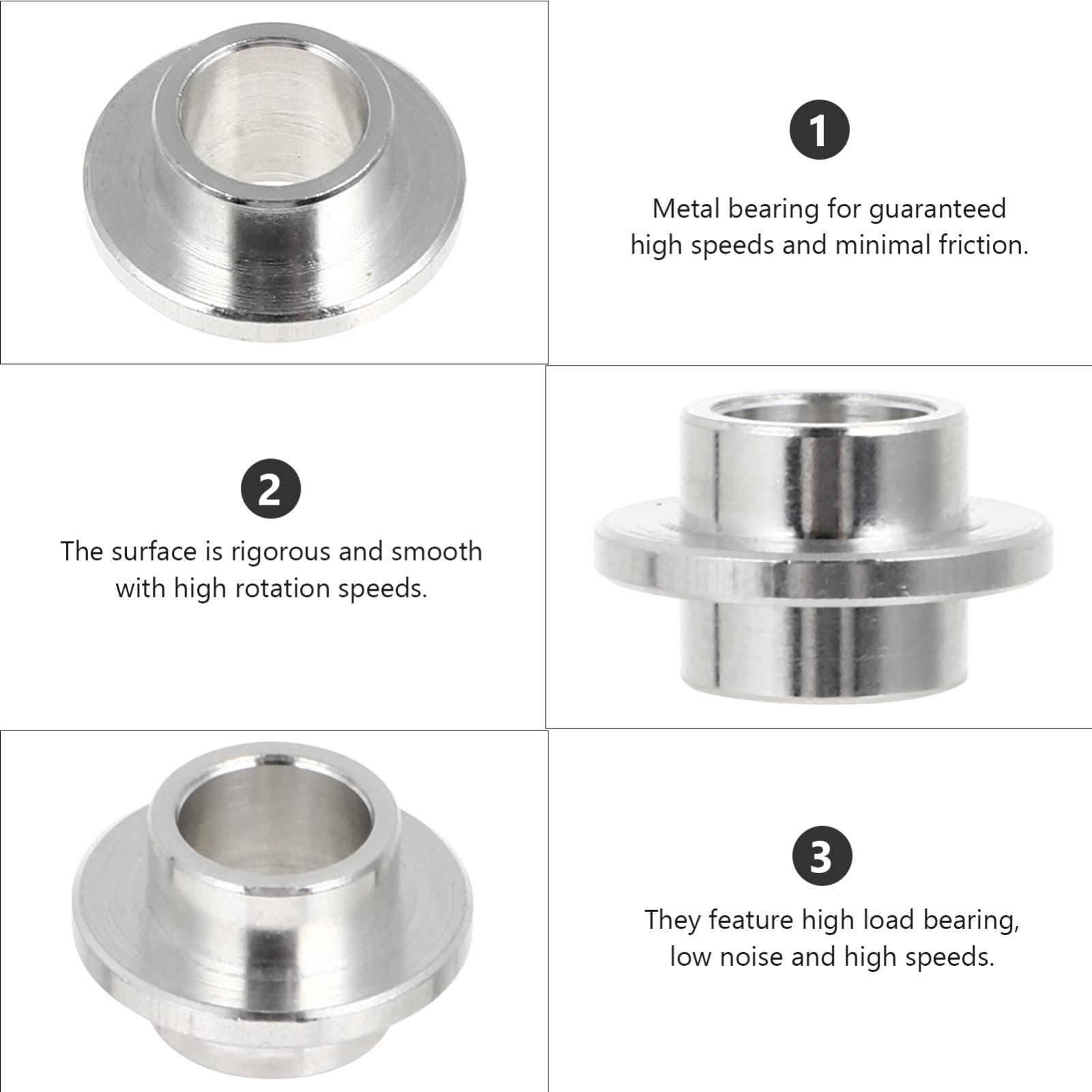 Abaodam 15pcs Inline Skate Bearings Professional Roller Skating Bearings Sturdy Skateboard Parts for Skates Scooters