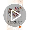 Image of JAAMSO ROYALS Multi 3D Butterfly Stickers for Wall, Decoration Items, Stickers, Wall-Decor, for Walls Decoration (Set of 12)