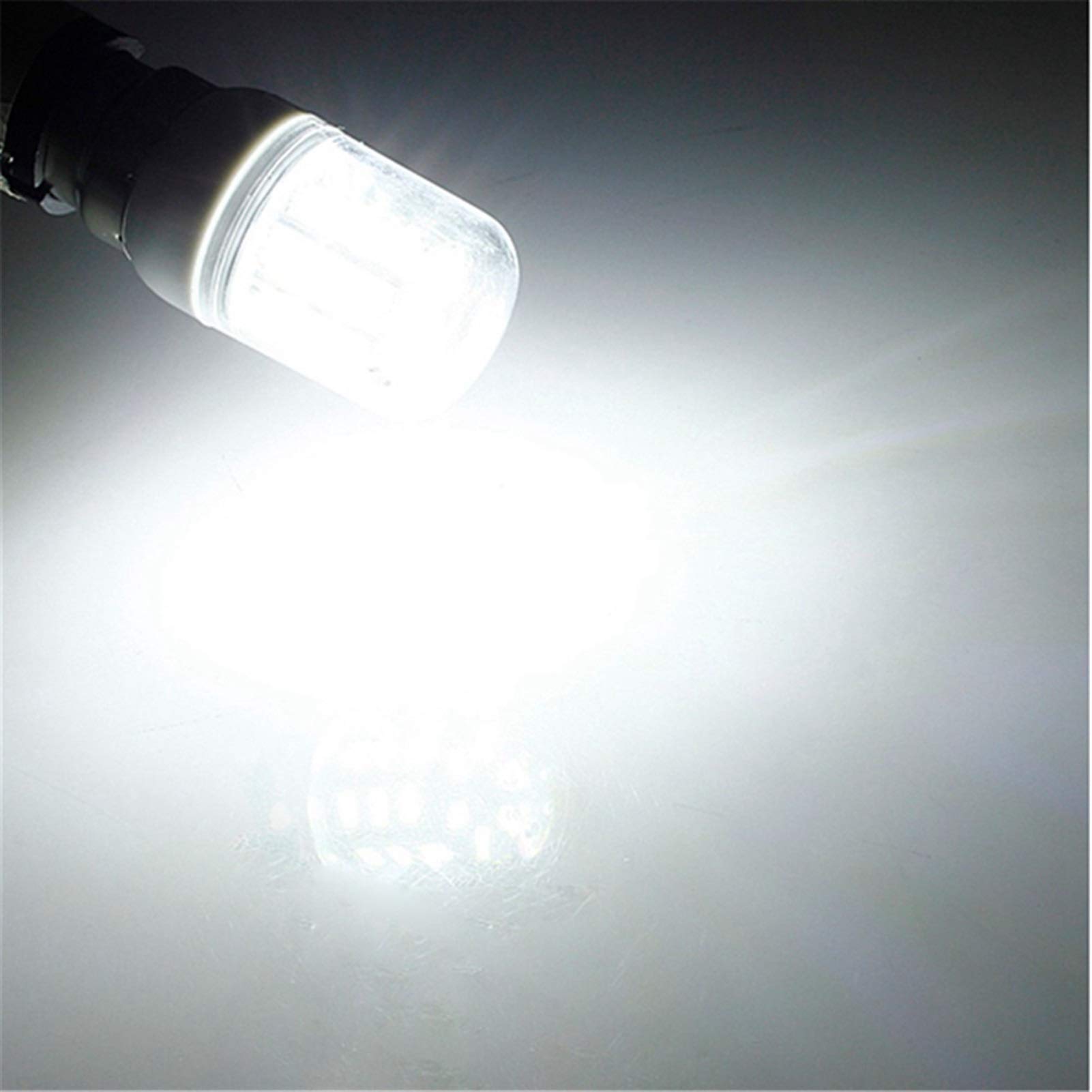 ANTYX 12 V E27 Żarówka LED Nie ściemnialna, 4W E27 Podstawa śrubowa Żarówki LED 40 W żarówka żarówka równoważna, 3000K / 6000K DC12-80V dla RV Camper Marine, 10-pack (Color : Zimna biel)