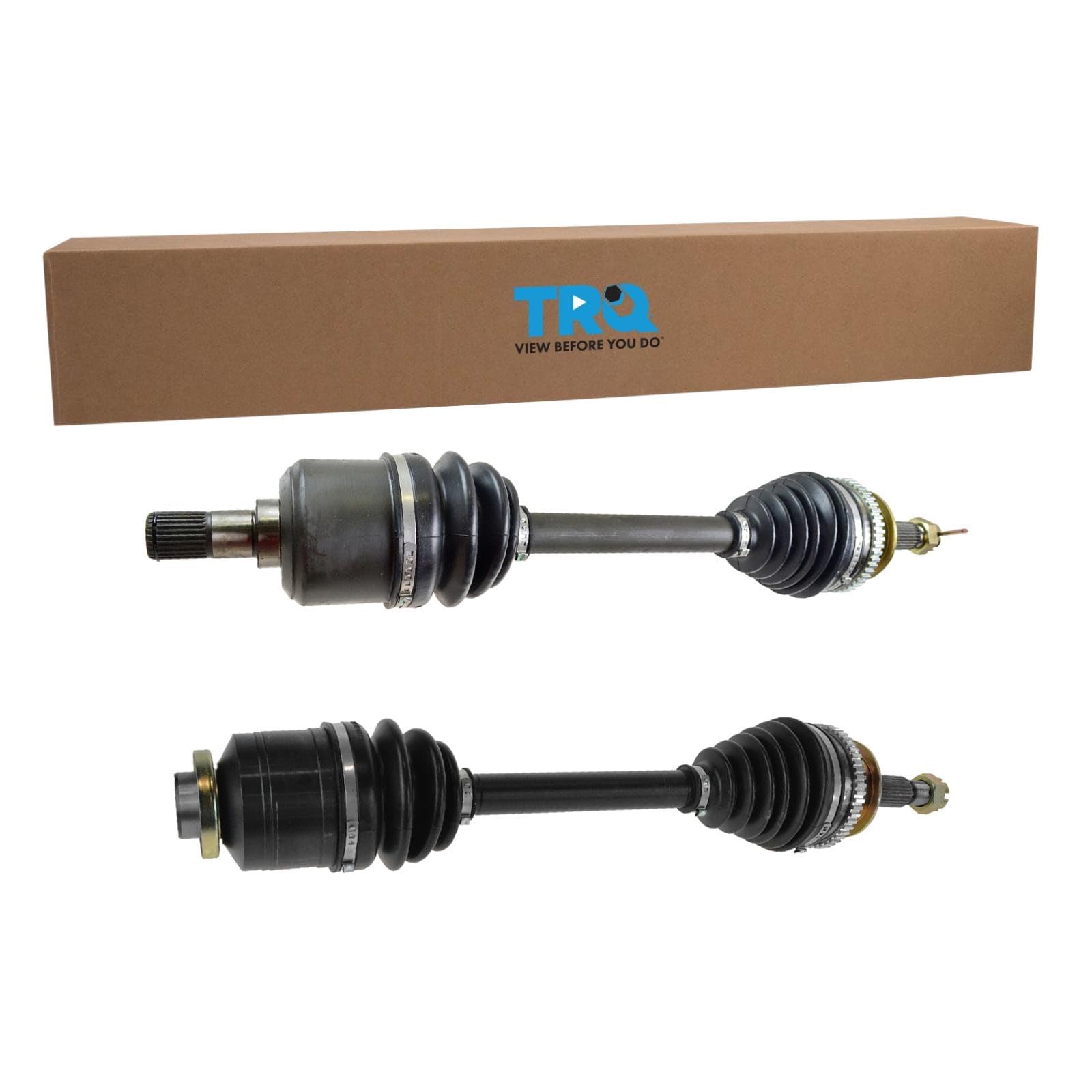TRQ Front Driver and Passenger Side CV Axle Assembly Set 2 Piece