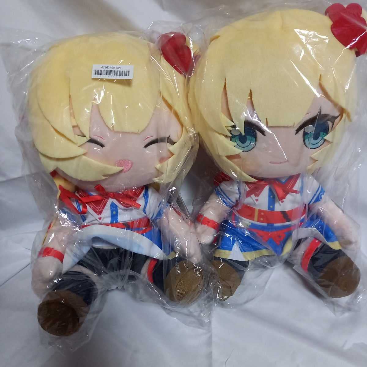 Amazon.co.jp: 赤井はあと BIGぬいぐるみ 2種セット ホロライブ は
