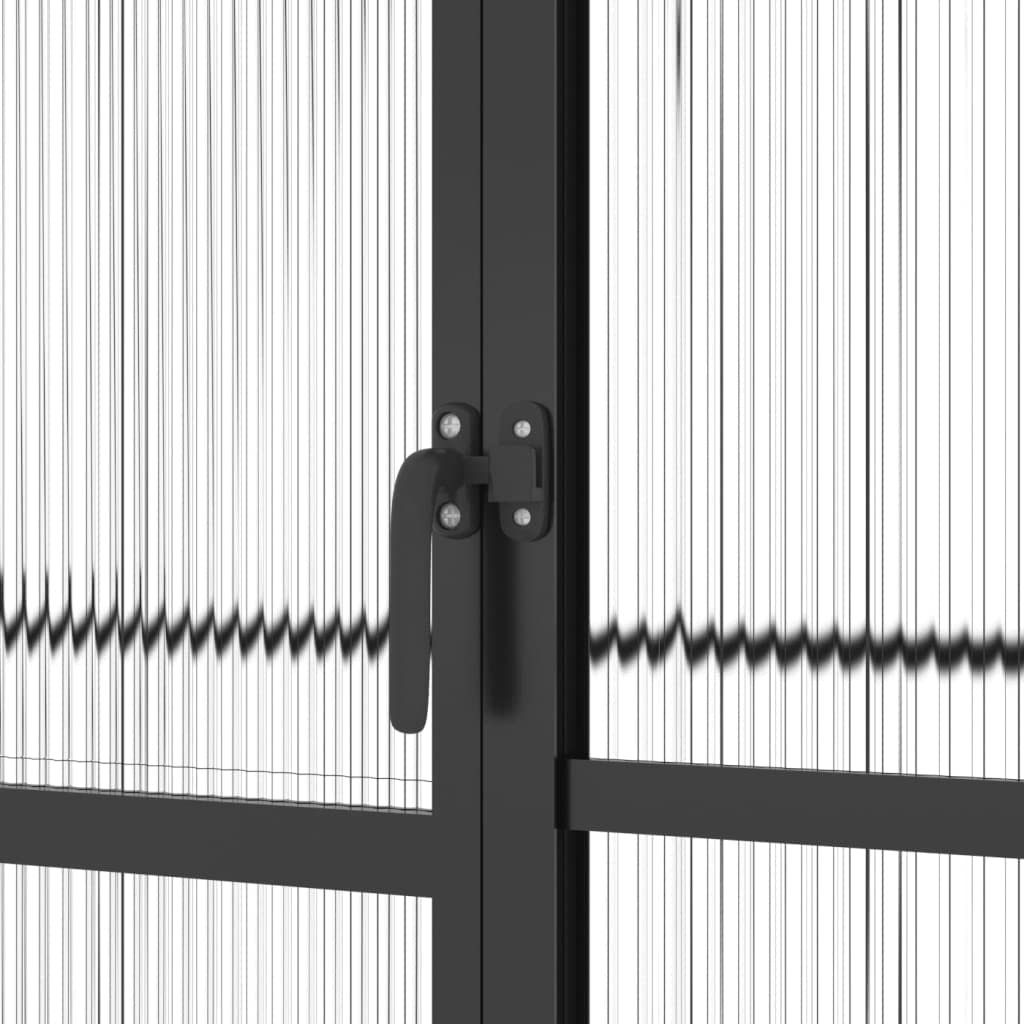 Produkty do domu - szklarnia z ramą podstawy antracyt 3,3 m aluminium