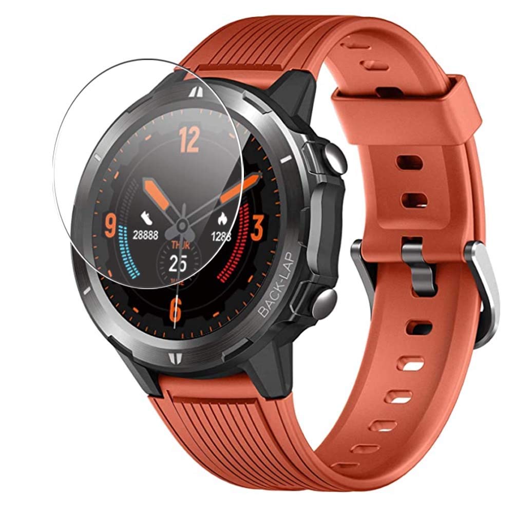 Vaxson 3-Pack Tempered Glass Screen Protector, compatible with Slols 1.3" Smart Watch, 9H Protective Guard Film Protectors New Version