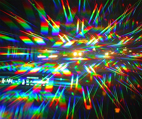 Rainbow Symphony Diffraction Grating Glasses - Assorted Neon Colors (50-Pack)