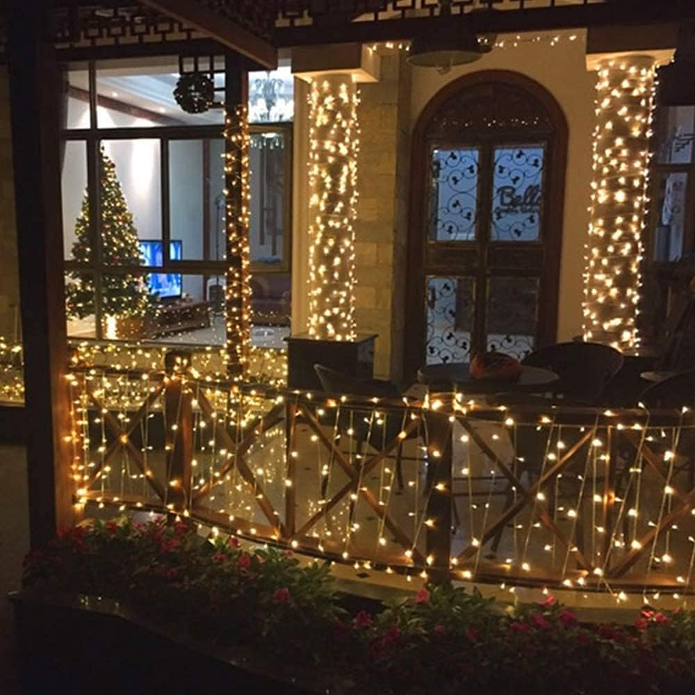 Cadena Luces, Cadena Luces Hadas, Cadena Luces USB 5 m y 50 LED Interiores y Exteriores, Cadena Luces Hadas decoración árboles Navidad