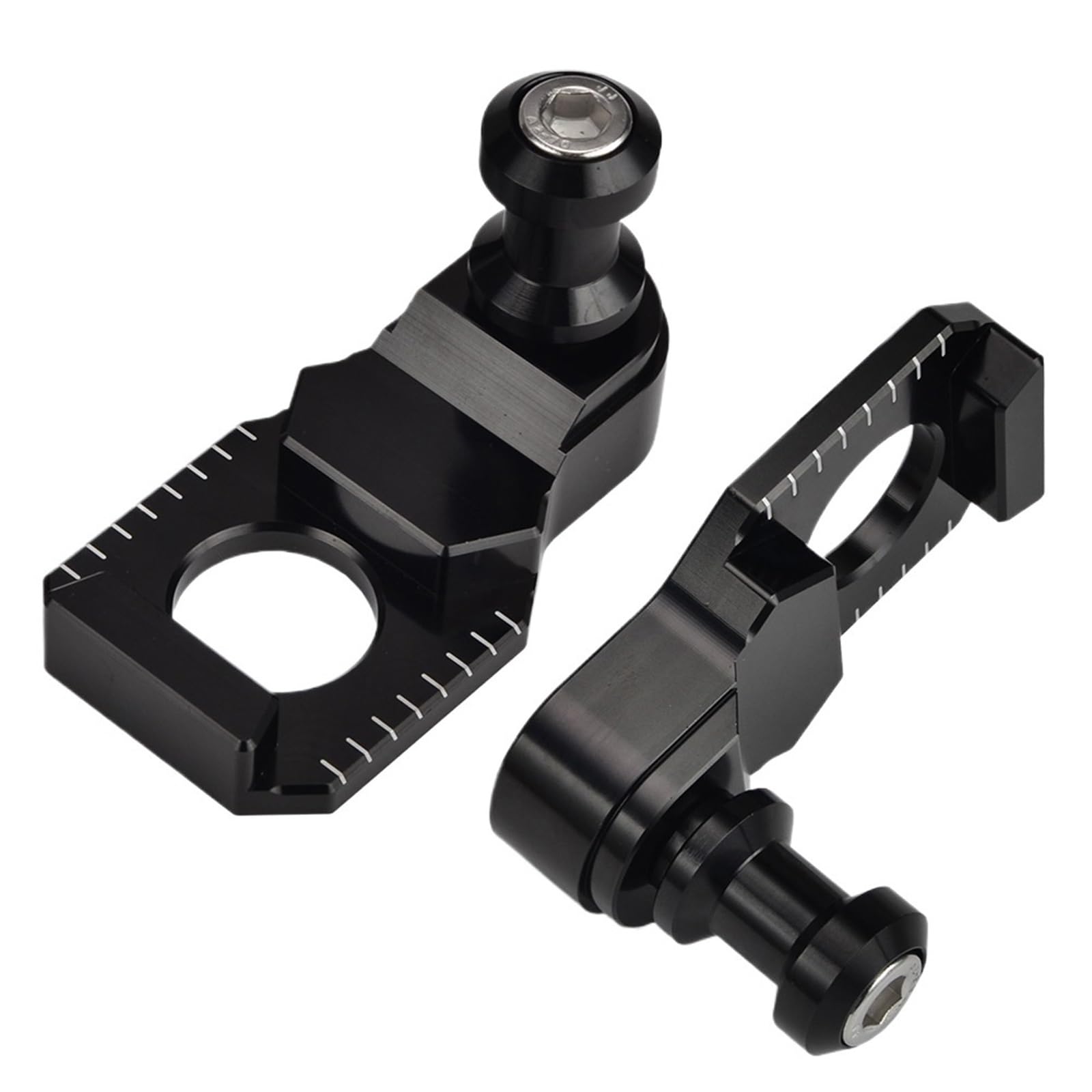 Kettenspanner Einstellbarer Kettenspanner Motorradständer Hinten Schwinge Sliders Kettenspanner Blöcke Fit Für Suzuki Hayabusa GSX1300R 2008-2019