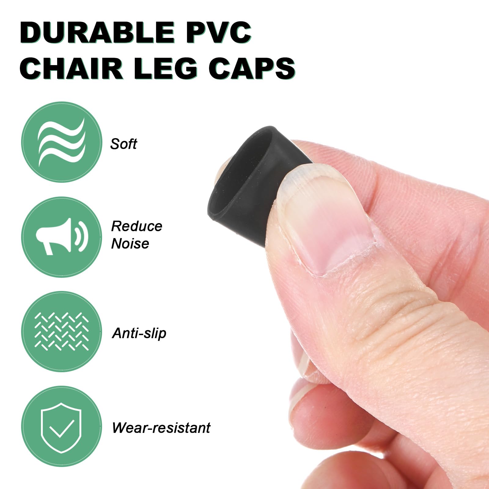 M METERXITY 60-Pack Chair Leg Caps - Image 2