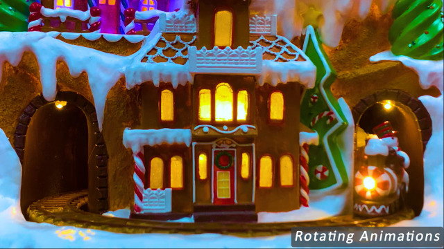 Amazon.com: Gingerbread Mountain Christmas Village 21” by Moments