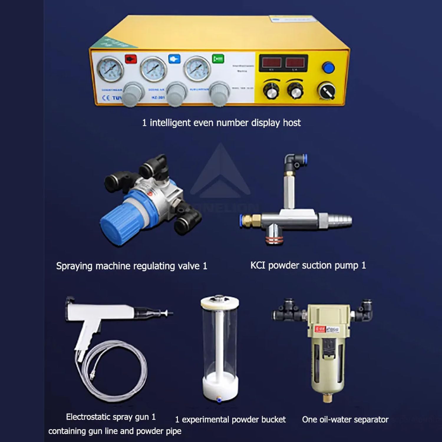 Portable Powder Coating Electrostatic Spray Gun Machine Portable Spray Gun Painter for Automotive Hardware Sports Equipment