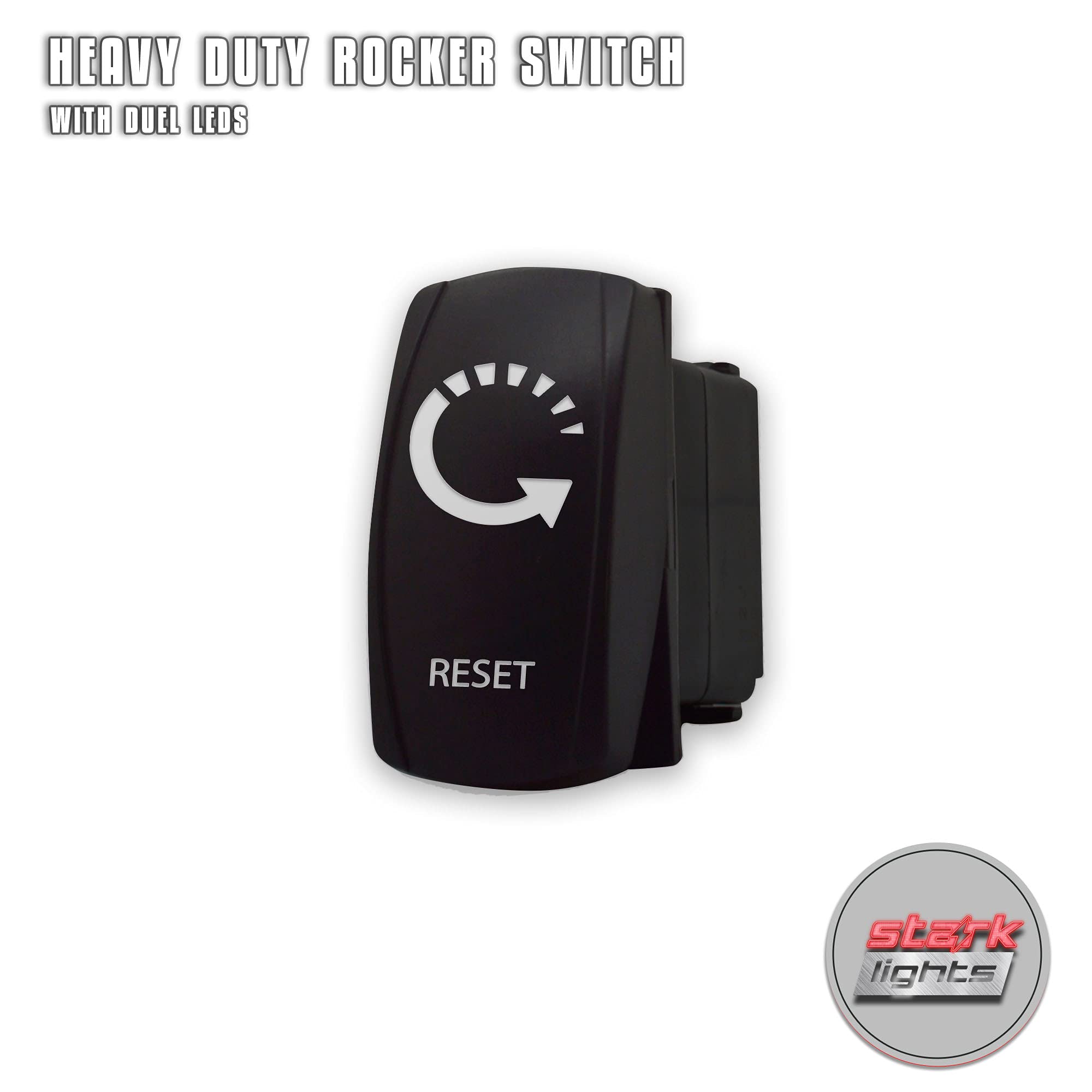 CUSTOM MOMENTARY SWITCH - BLUE Laser LED Rocker Switch 5 Pin Dual Light ON/OFF E - Foto 5