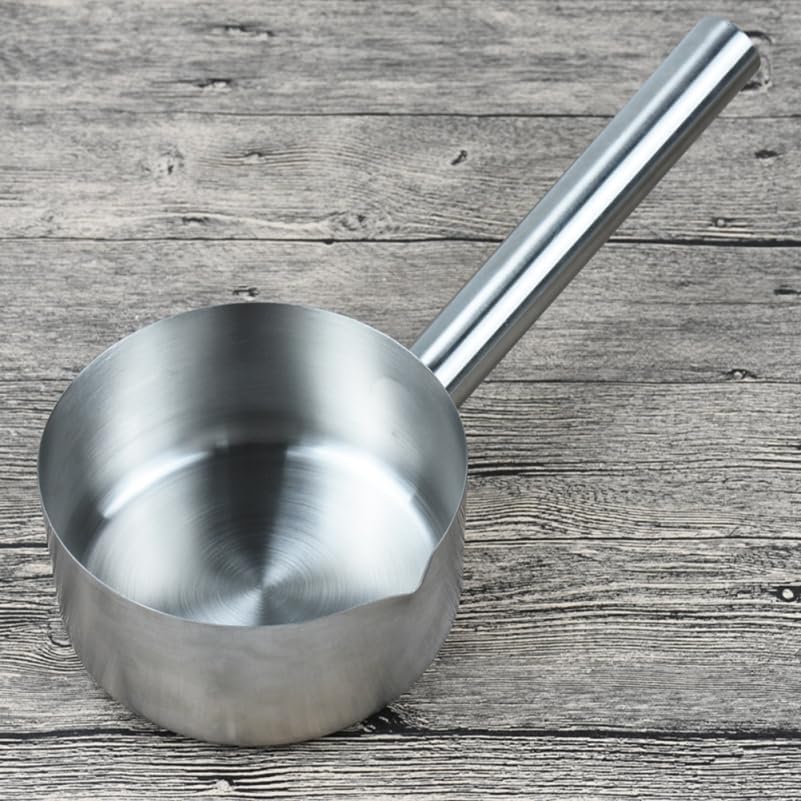 Miniatura 6 de Cucharón de agua de acero inoxidable multifunción para cocina, baño y jardín, cuchara para cocina, campamento y servir, 8 27 x 6 22 pulgadas