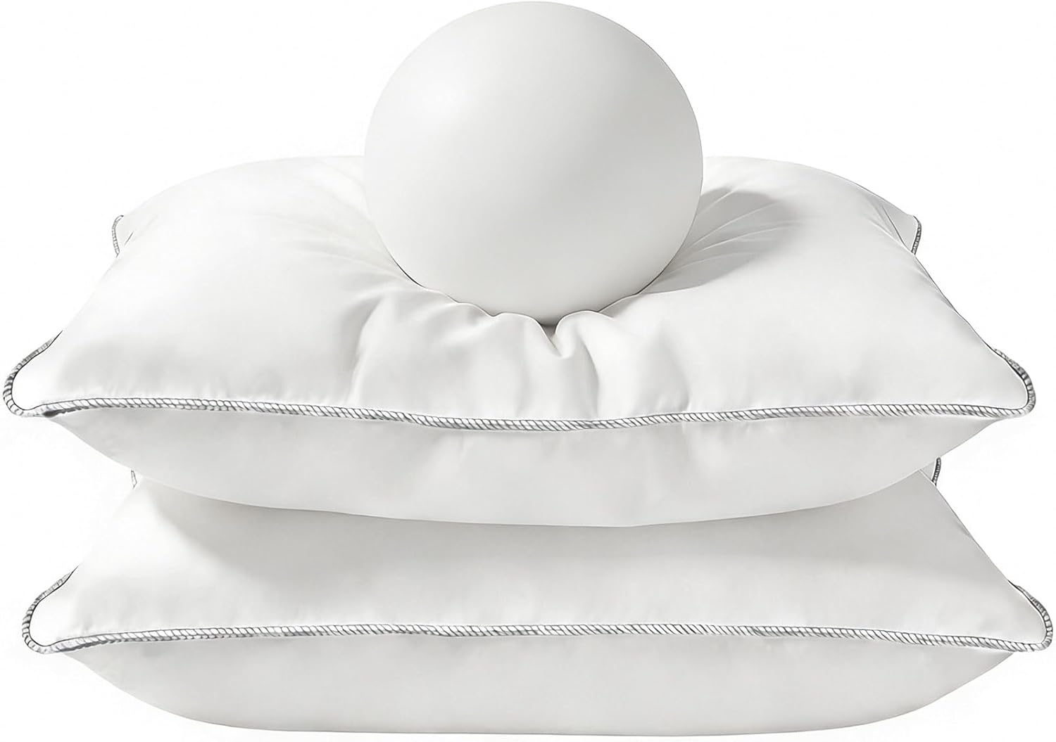 Set 2 Almohadas Pluma Tamaño Queen
