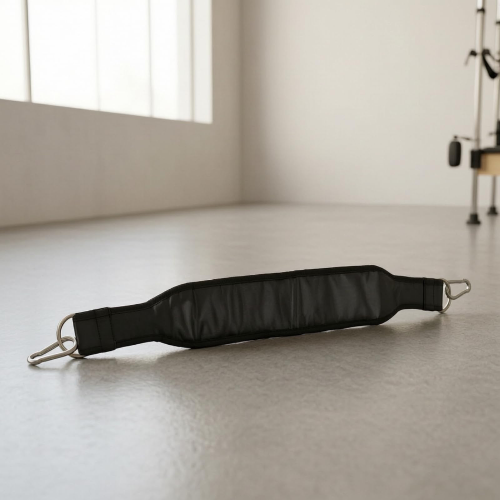 Amagogo Cinturino Pilates Sospensione Cinghia Bilanciamento Stabilità con Fissaggi Metallici su Due Lati Centro Imbottito Largo E Costruzione Rinforzata in