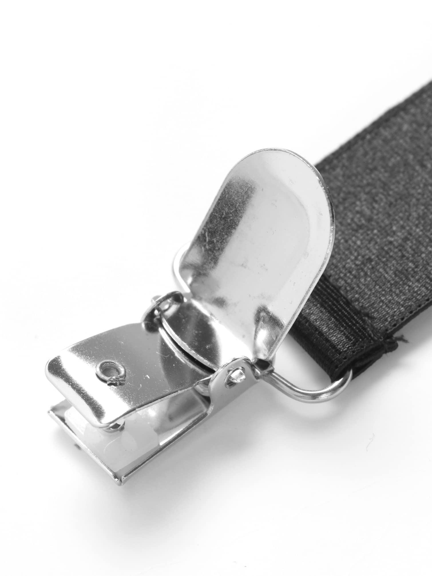 Vxuxlje Women's Patent Leather Skirts High Waist Suspenders Skirts with Six Metal Buckle Clips: Black Small