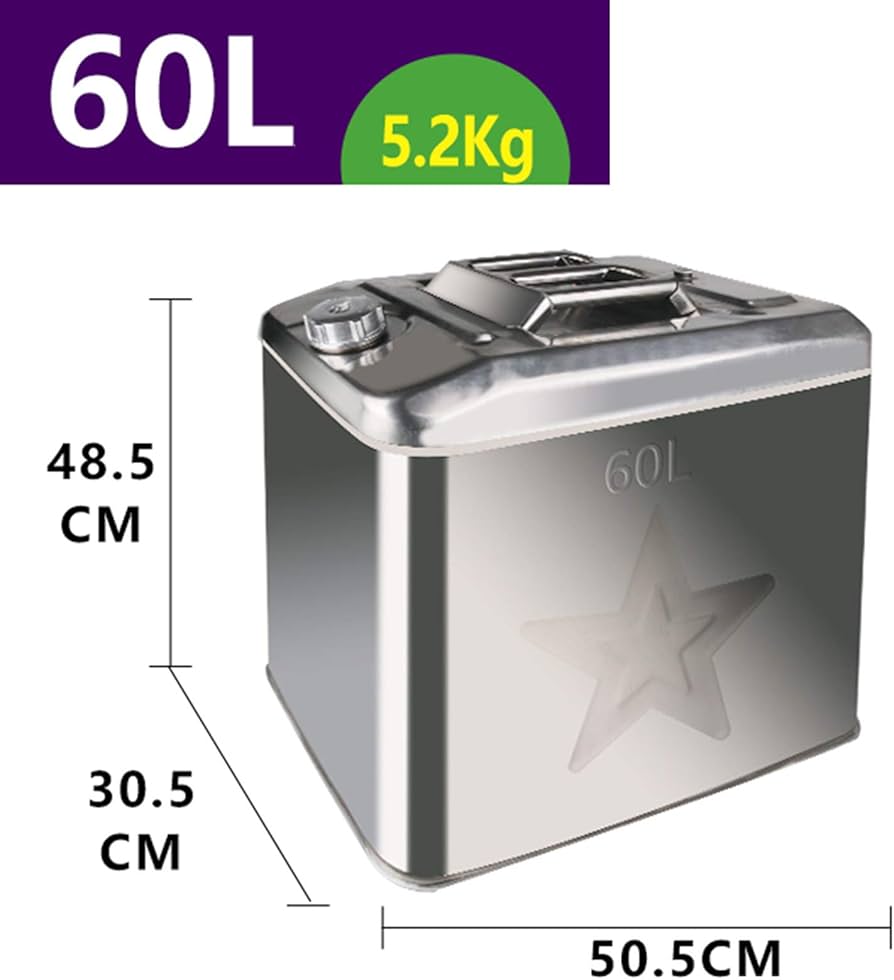 Amazon.co.jp: 50L/60L ハイシール ポータブル燃料タンク オイル