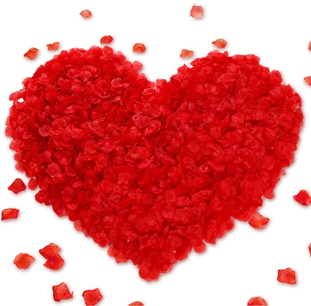 VRB Dec Silk (300Pcs Artificial Rose Petals Flowers Fake Water Floating Flowers For Pooja Thali, Festival And Events, Home, Table, Badroom, Pooja Room, Diwali Decoration Items And Diy (Red) (B0BN8TT1VG) Amazon Price History, Amazon Price Tracker