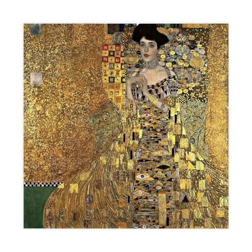 Toile tendue Gustav Klimt Adele Bloch-bauer tableau moderne haut de gamme