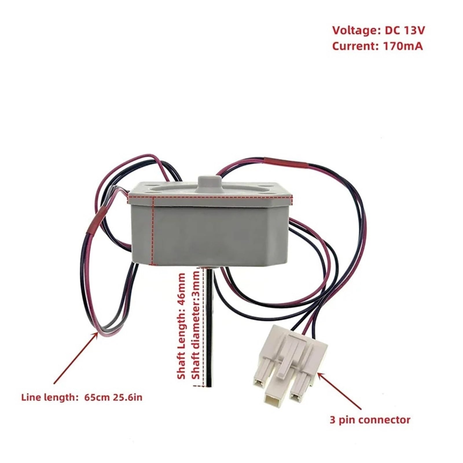 Motor del ventilador del condensador del refrigerador TCF-EAU61644102