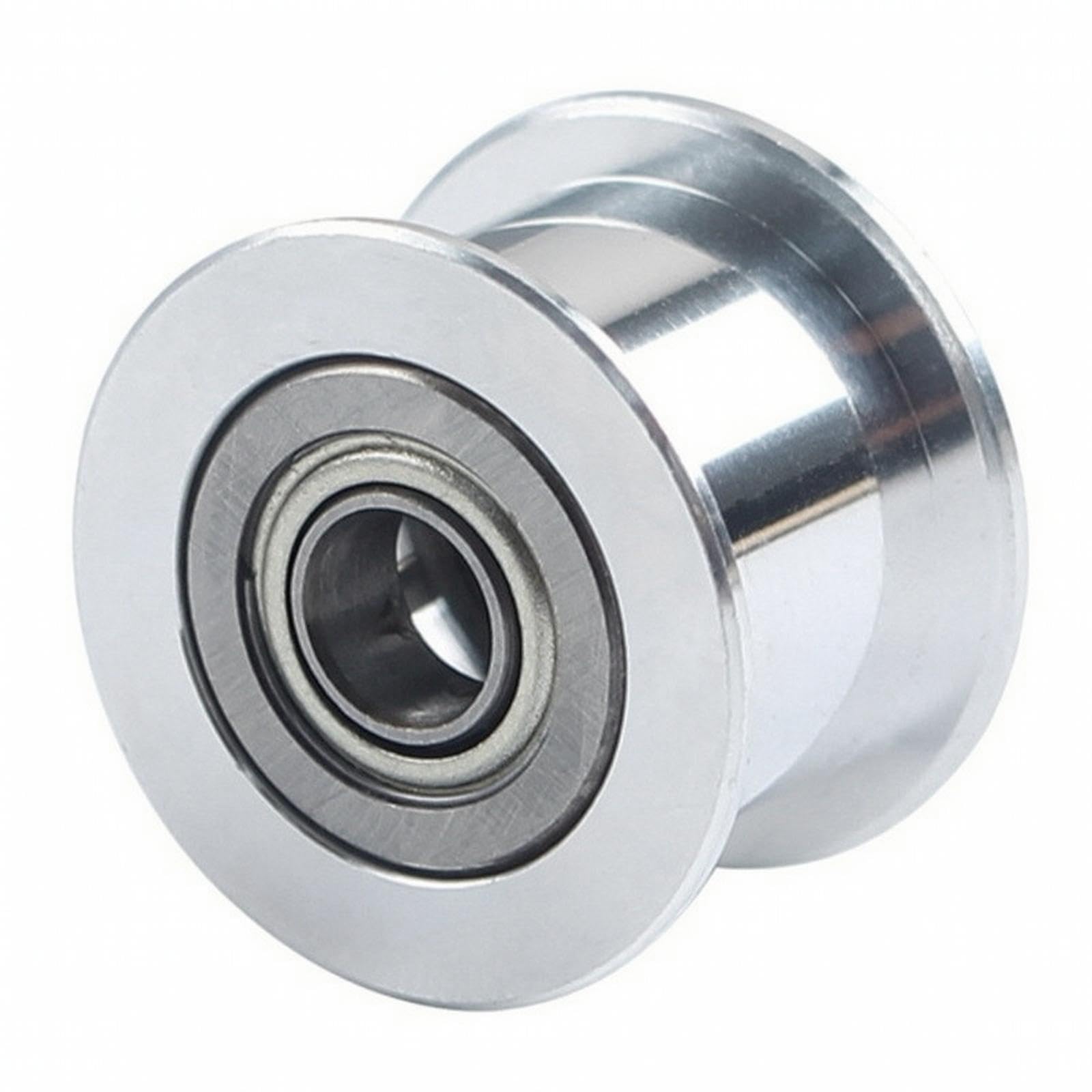 Smooth Idler Pulley Stainless Steel Idler Pulley with Bearing Flanged for 3D Printer Hobbyists, Makers-image-37
