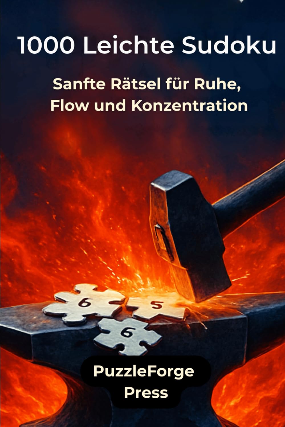 1000 Leichte Sudoku: Sanfte Rätsel für Ruhe, Flow und Konzentration (PuzzleForge™ Sudoku Leicht Schmiede-Reihe – Entspanntes Gehirntraining mit klaren Rätseln)