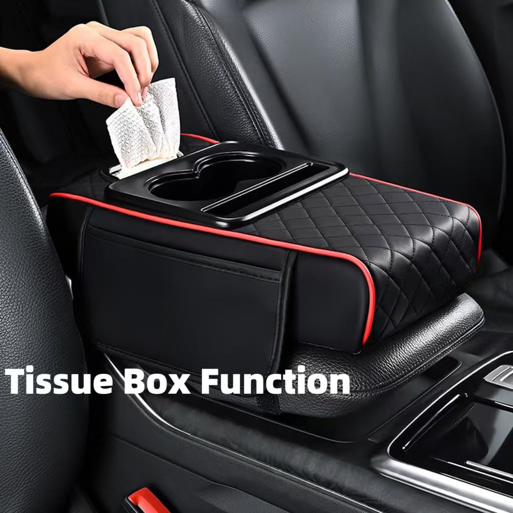 Cojín del Reposabrazos del Coche para CT4 2020-2025, Funda para Reposabrazos Central Funda para Consola Central Coche Accesorios