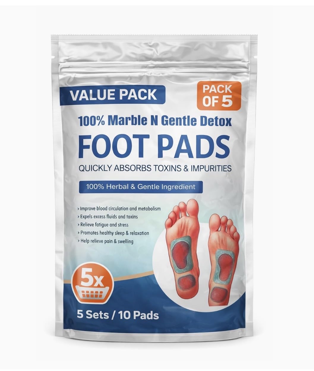 Mild Care Herbal Detox Foot Pads for Fatty Liver Care, Body Cleansing with Bamboo Vinegar and Tourmaline, Natural Sleep and Stress Relief, 10 Pieces-image-37