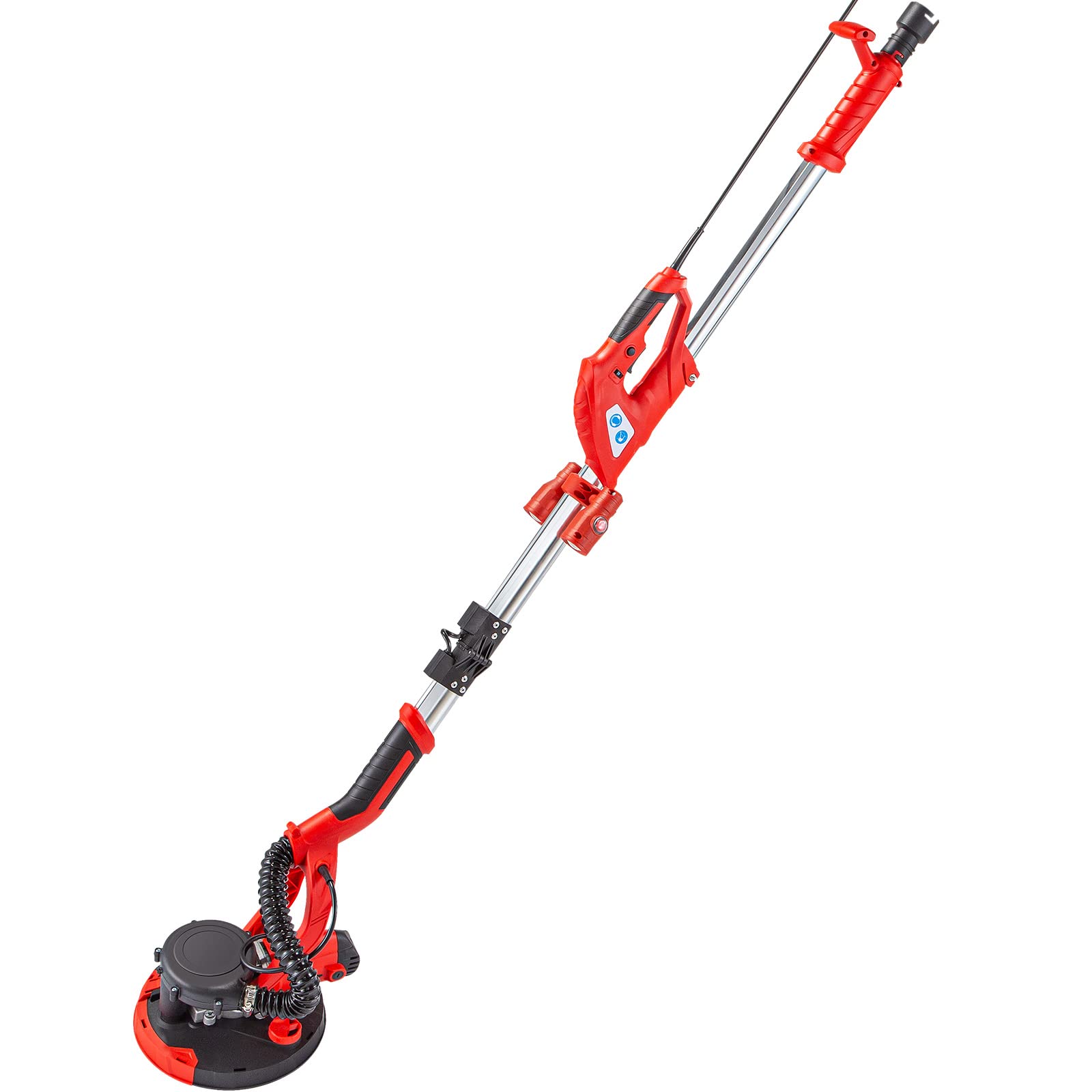 Mophorn VEVOR 850 W Levigatrice a Muro, Lucidatrice per Lavori a Secco, Levigatrice Telescopica per Pareti e Soffitti, Levigatrice a Giraffa, Ideale per Levigare Soffitti e Pareti, Rosso