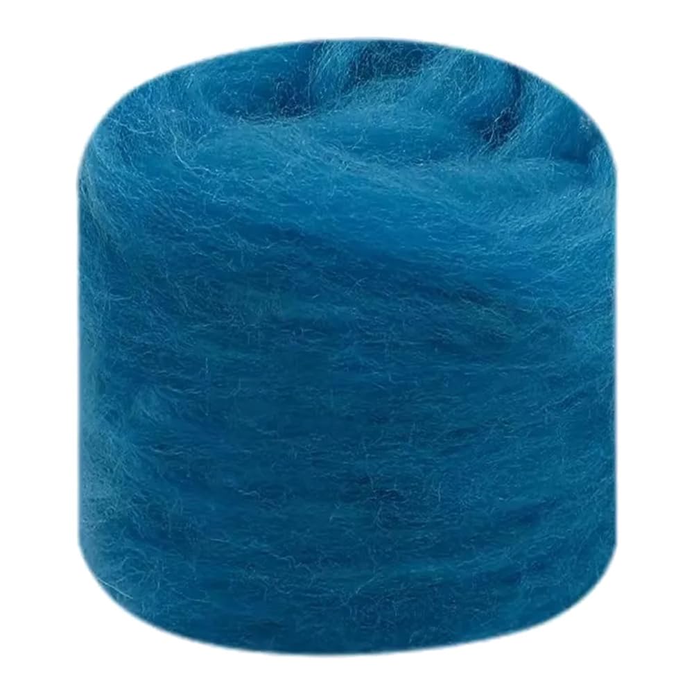 Lana para fieltrar vellón 100g lana manualidades aguja hilado a mano arte DIY color 37