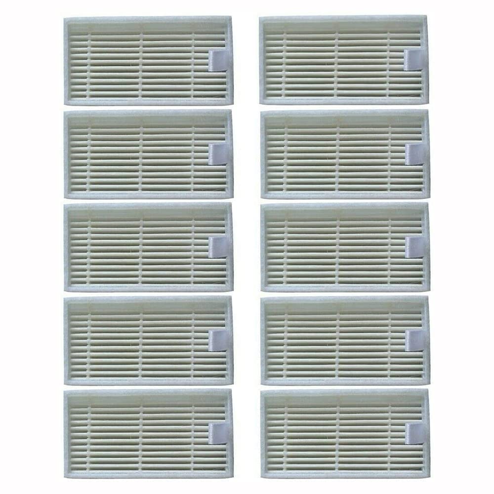 ANCLLO 10Pcs HEPA Replacement Filter Compatible with Model V3 V5 and V5s Robotic Vacuum Cleaner