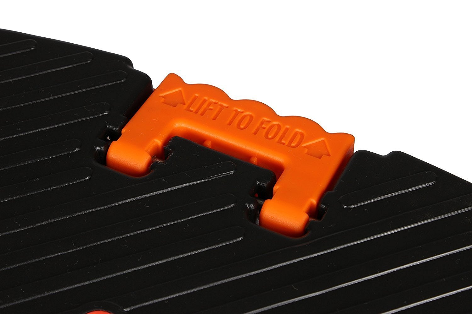 GRAZIA 5 Step Folding Ladder with Wide Steps | Anti-Skid Bottom with Anti-Slip Steps | Safety Clutch Lock | Knee Guard | for Home, Offices, Shops, Kitchen and School Multipurpose Ladder (Black)