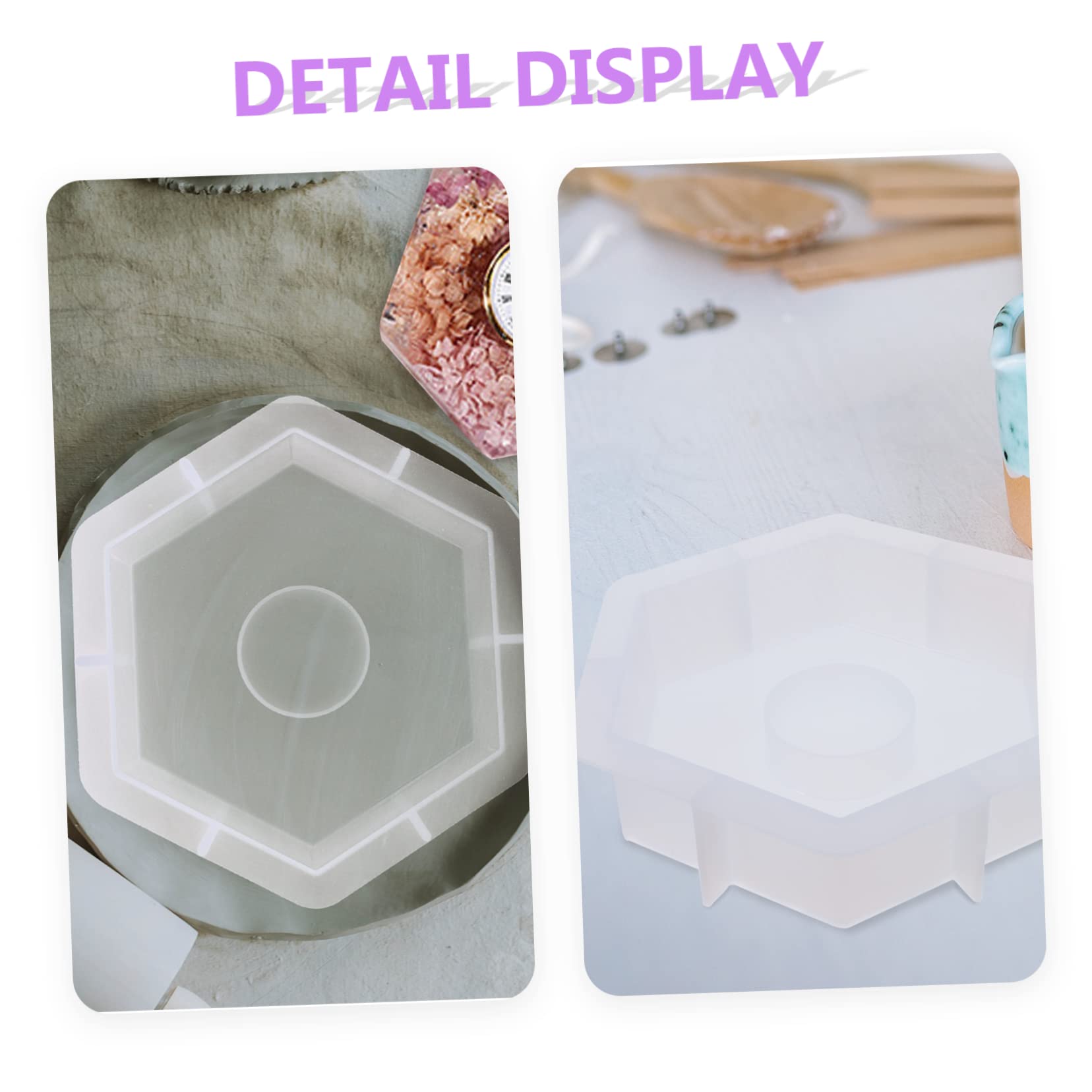 NUOBESTY 3pezzi Stampo Silicone Per Orologio Mold Per Creazioni Artistiche Epossidica Flessibile e Durevole Per Artigianato e Regali Creativi