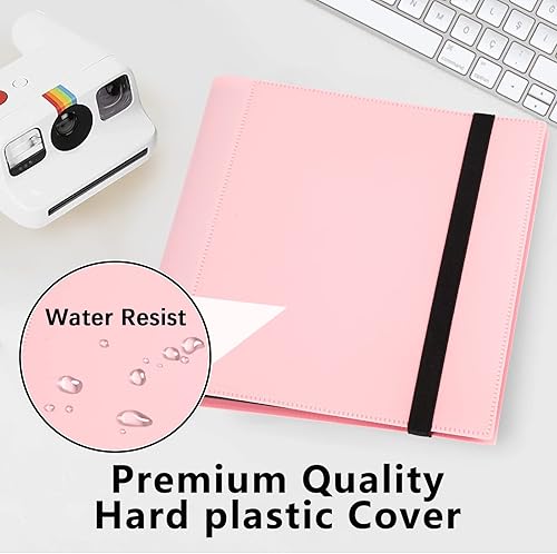 Miniatura 5 de Álbum de fotos para Polaroid Go Instant Mini cámara (9035), 432 bolsillos para cámara Polaroid Go y película, álbum Polaroid Go con correa elástica