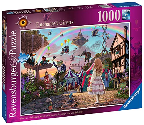 Ravensburger - Puzzle il circo magico, 1000 Pezzi