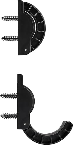 Miniatura 7 de Adoreal Soporte de pared para armas, estantes plegables para armas, almacenamiento de armas para pared, ganchos para rifles y escopetas para