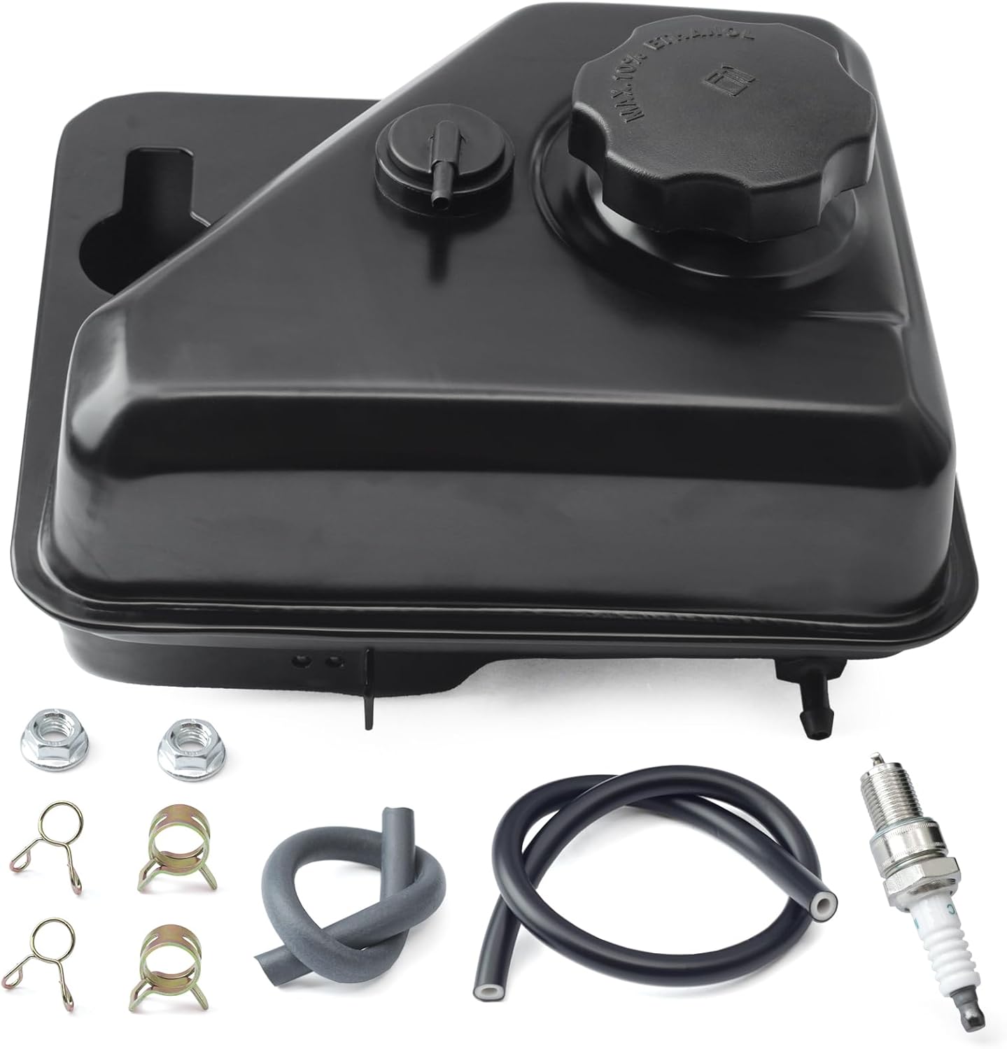 951-14077 Gas Fuel Tank with Roll Over Valve Replacement for MTD for Cub Cadet Garden Tiller FT24 RT35 RT45 RT65 170-LU/TU/VU/CU 208cc OHV Engine, Replace 751-14077 951-10796 751-12159 751-10796